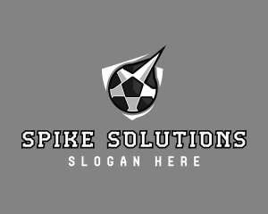 Soccer Star Shield logo design