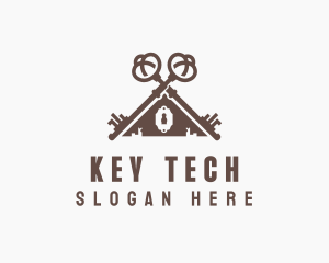 Keyhole Locksmith Property logo design