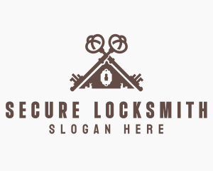 Locksmith - Keyhole Locksmith Property logo design