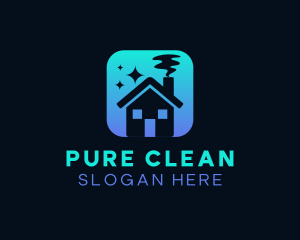 Cozy Home Cleaning logo design