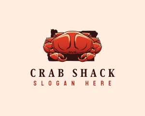 Oregon Dungeness Crab logo design