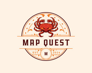 Dungeness Crab Seafood logo design