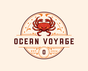 Dungeness Crab Seafood logo design