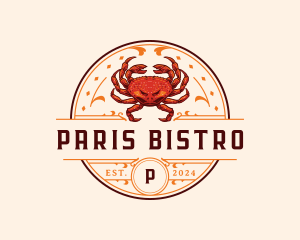 Dungeness Crab Seafood logo design