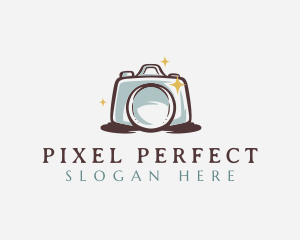 Slr - Camera Lens Photography logo design