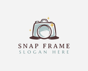 Camera Lens Photography logo design