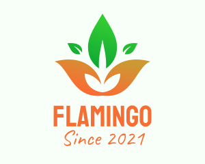Landscaping - Plant Sustainability Badge logo design