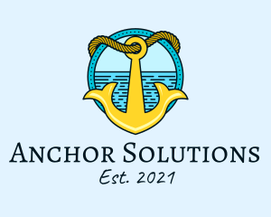 Ocean Anchor Sailing  logo design