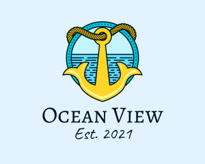 Ocean Anchor Sailing  logo design