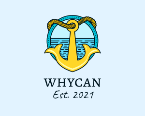 Coast - Ocean Anchor Sailing logo design