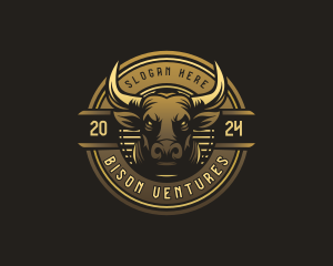 Bull Farm Ranch logo design