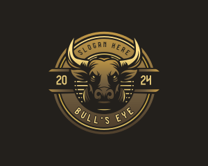 Bull Farm Ranch logo design