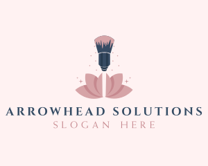 Makeup Brush Cosmetics logo design