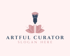 Makeup Brush Cosmetics logo design