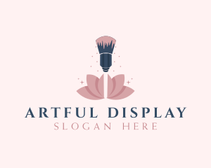 Makeup Brush Cosmetics logo design