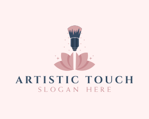 Makeup Brush Cosmetics logo design