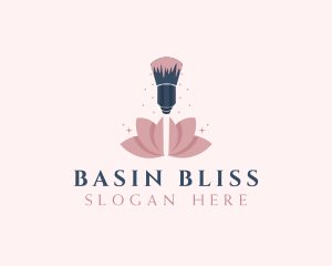 Makeup Brush Cosmetics logo design