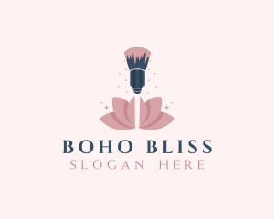 Makeup Brush Cosmetics logo design