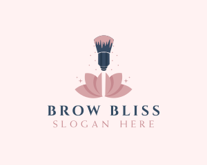 Makeup Brush Cosmetics logo design