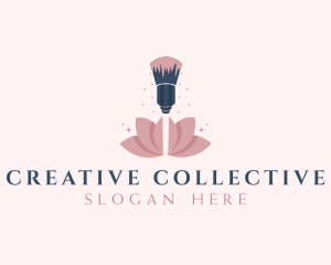 Makeup Brush Cosmetics logo design