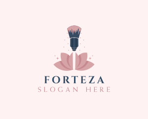 Makeup Brush Cosmetics logo design