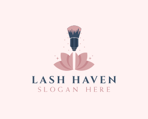 Makeup Brush Cosmetics logo design