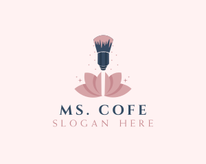 Makeup Brush Cosmetics logo design