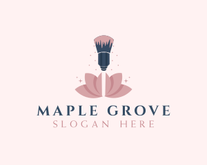 Makeup Brush Cosmetics logo design