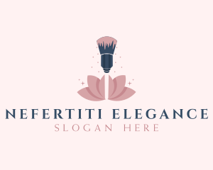 Makeup Brush Cosmetics logo design