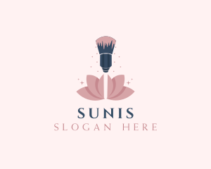 Makeup Brush Cosmetics logo design