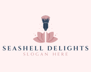 Makeup Brush Cosmetics logo design