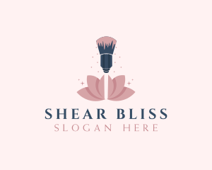 Makeup Brush Cosmetics logo design