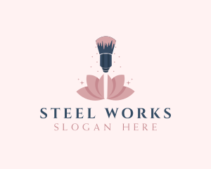 Makeup Brush Cosmetics logo design