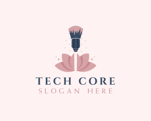 Makeup Brush Cosmetics logo design