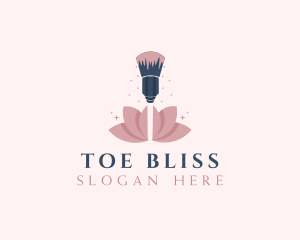 Makeup Brush Cosmetics logo design