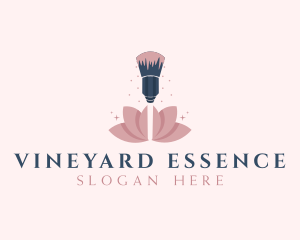 Makeup Brush Cosmetics logo design