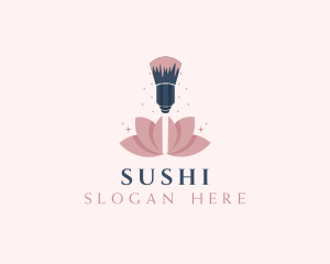 Makeup Brush Cosmetics logo design