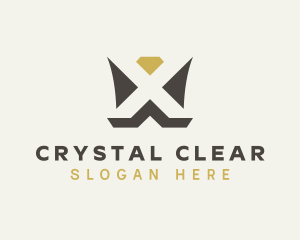 Crystal - Crystal Diamond Gem logo design
