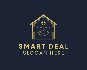 Deal - House Handshake Realty logo design