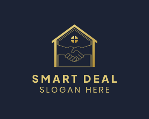 House Handshake Realty logo design