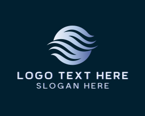 Solutions - Abstract Wave Firm logo design
