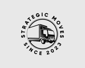 Circle Logistics Truck logo design