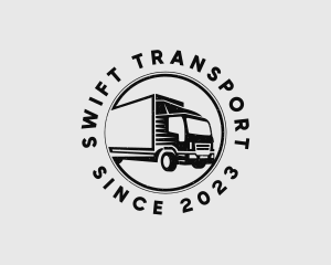 Circle Logistics Truck logo design