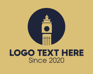 Landmark - London Big Ben Landmark logo design