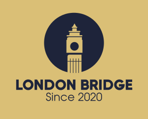 London - London Big Ben Landmark logo design