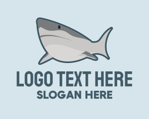 Aussie - Great White Shark logo design