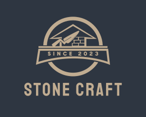Mason - Home Brick Construction Builder logo design