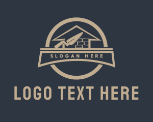 Home Brick Construction Builder  Logo