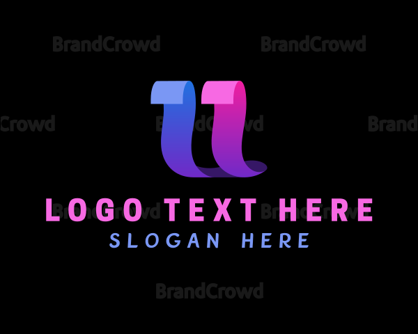 Gradient Firm Letter U Logo