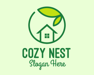 Home - Green Leaf Home Realtor logo design